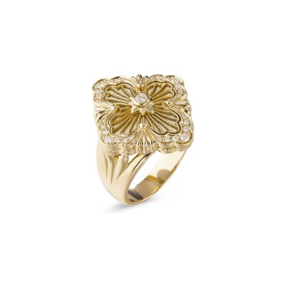 Bagues Buccellati Opera Tulle en or jaune et diamant