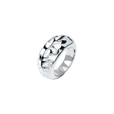 Bague Pierre Lannier Criterium en acier, taille 56