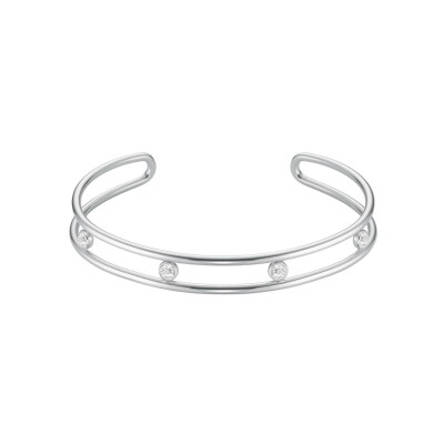 Bracelet Rosefield Playful Diamonds en acier et zircon