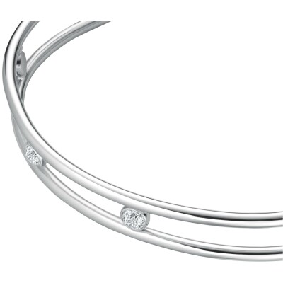 Bracelet Rosefield Playful Diamonds en acier et zircon