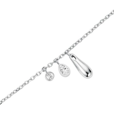 Bracelet Rosefield Bold Solitary en acier et zircon
