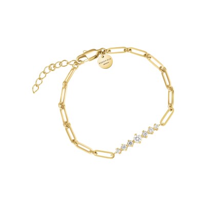 Bracelet Rosefield en acier plaqué or jaune