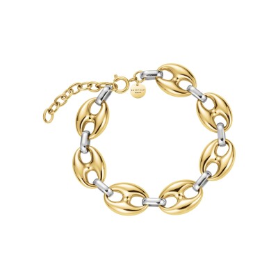 Bracelet Rosefield en acier plaqué or jaune et rhodium