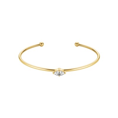 Bracelet Rosefield Playful Diamonds en acier doré