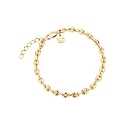 Bracelet Rosefield en acier plaqué or jaune