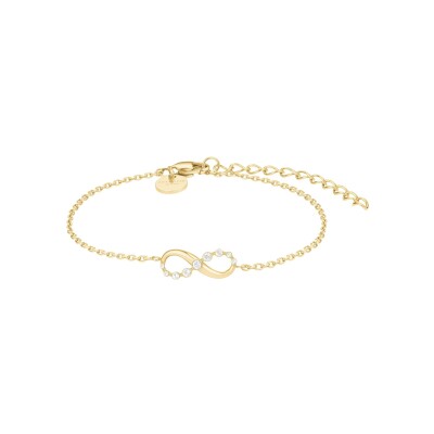 Bracelet Rosefield en acier doré et cristaux swarovski