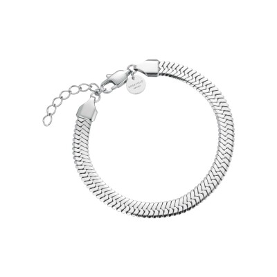 Bracelet Rosefield Snake Evolution en acier