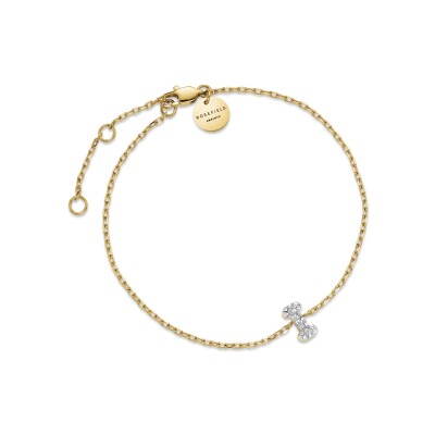 Bracelet Rosefield en acier plaqué or jaune