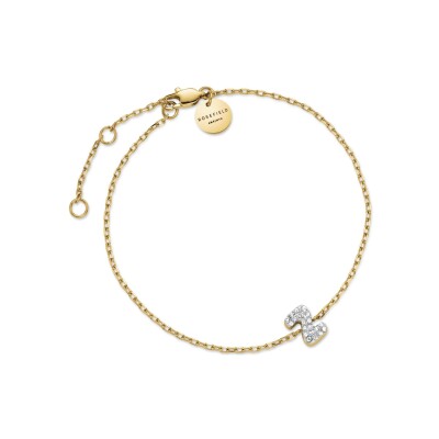 Bracelet Rosefield en acier plaqué or jaune