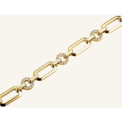 Bracelet Rosefield en acier doré