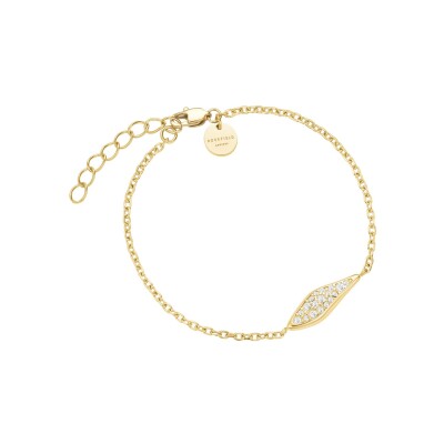 Bracelet Rosefield Pavé en acier doré