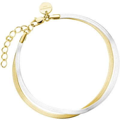 Bracelet Rosefield serpent bicolore