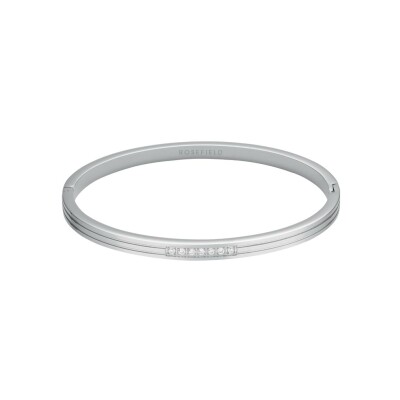Bracelet Rosefield en acier plaqué rhodium