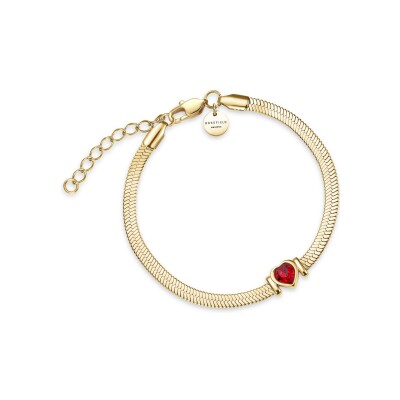 Bracelet Rosefield en acier plaqué or jaune
