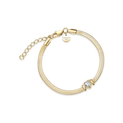 Bracelet Rosefield en acier plaqué or jaune