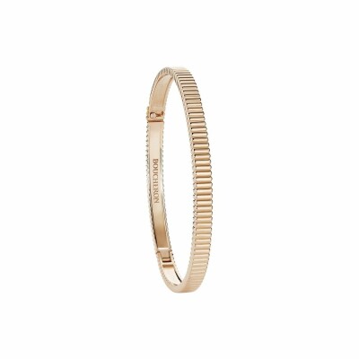 Boucheron Quatre Grosgrain bangle bracelet, rose gold