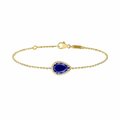 Bracelet Boucheron Serpent Bohème en or jaune et lapis lazuli