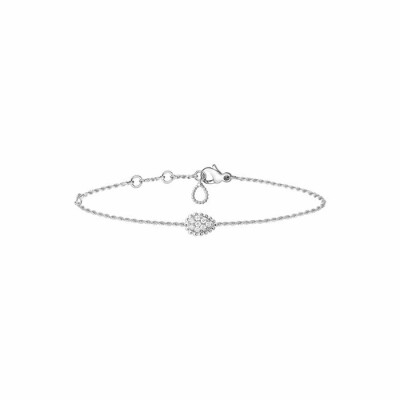 Bracelet Boucheron Serpent Bohème Motif XS en or blanc et diamants