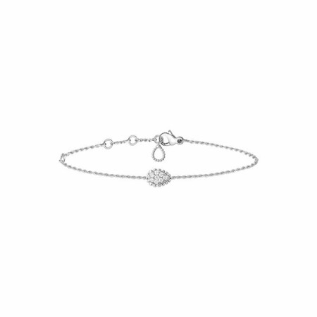 Bracelet Boucheron Serpent Bohème Motif XS en or blanc et diamants