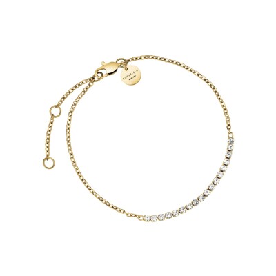 Bracelet Rosefield en acier doré et pierres de couleurs