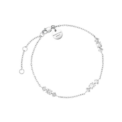 Bracelet Rosefield en acier plaqué rhodium