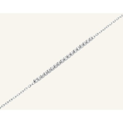 Bracelet Rosefield en acier et pierres de couleurs
