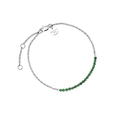 Bracelet Rosefield en acier et pierres de couleurs