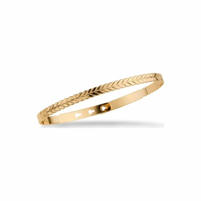 Bracelet Mya Bay Corde en métal doré