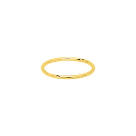 Alliance jonc rond en or jaune, 1.5mm