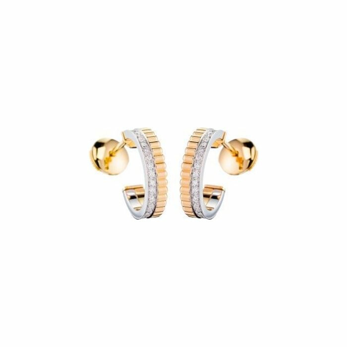 Boucheron Quatre earrings, yellow gold and diamond