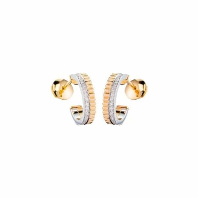 Boucles d'oreilles Boucheron Quatre en Or jaune et Diamant