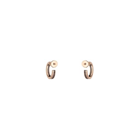 Boucles d'oreilles Boucheron Quatre Classique en or jaune et or rose