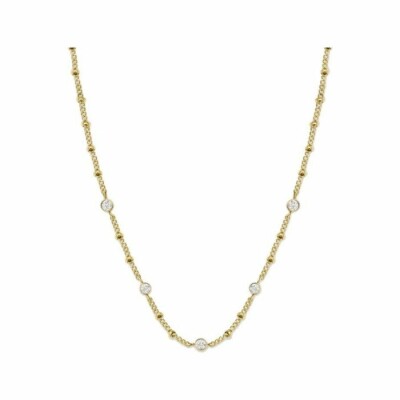 Collier Rosefield The Raye en métal doré