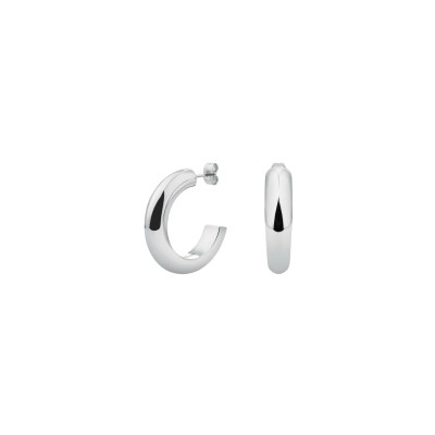 Boucles d'oreilles Rosefield en acier