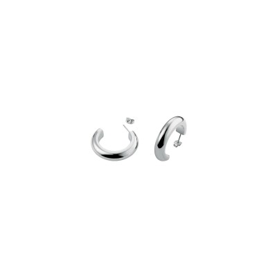 Boucles d'oreilles Rosefield en acier