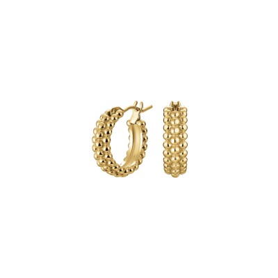 Boucles d'oreilles Rosefield en acier plaqué or jaune