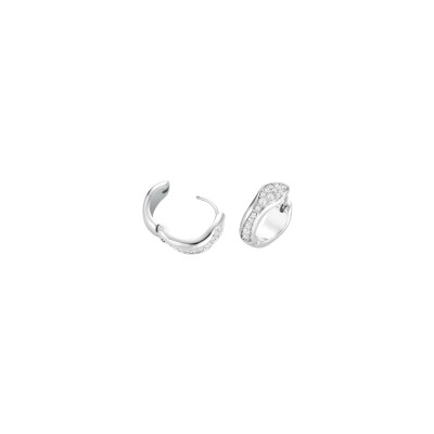 Boucles d'oreilles Rosefield Pavé en acier