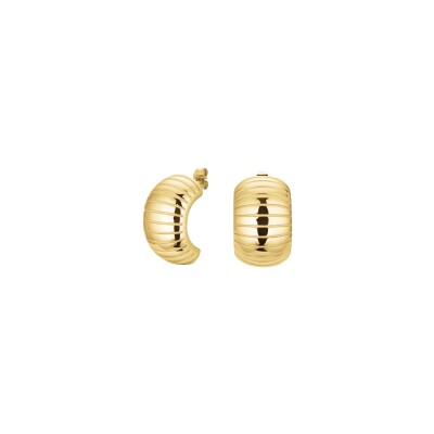 Boucles d'oreilles Rosefield en acier