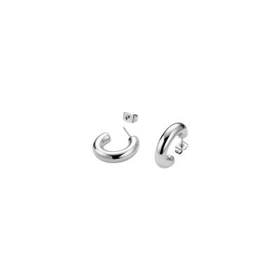 Boucles d'oreilles Rosefield en acier