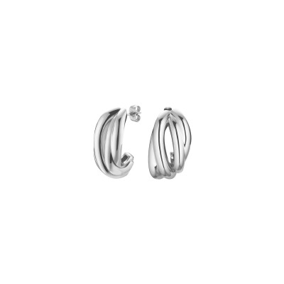 Boucles d'oreilles Rosefield en acier