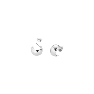Boucles d'oreilles Rosefield en acier