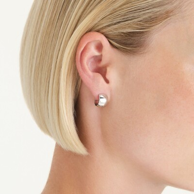 Boucles d'oreilles Rosefield en acier