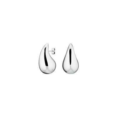 Boucles d'oreilles Rosefield en acier