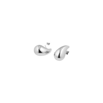 Boucles d'oreilles Rosefield en acier