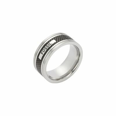 Bague FOSSIL Mens Dress en acier, taille 63