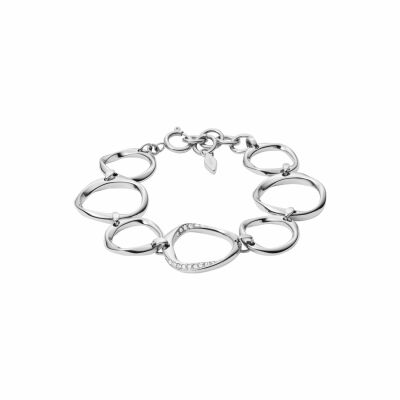 Bracelet FOSSIL en acier et oxyde de zirconium