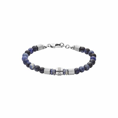 Bracelet FOSSIL Vintage Casual en acier et sodalite