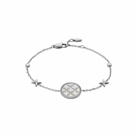 Bracelet FOSSIL Classics en acier et nacre