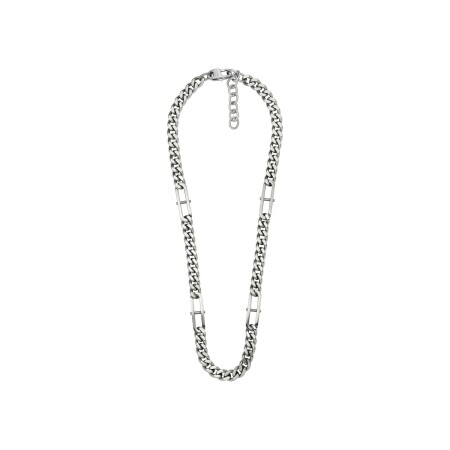 Collier Fossil D Link en acier inoxydable