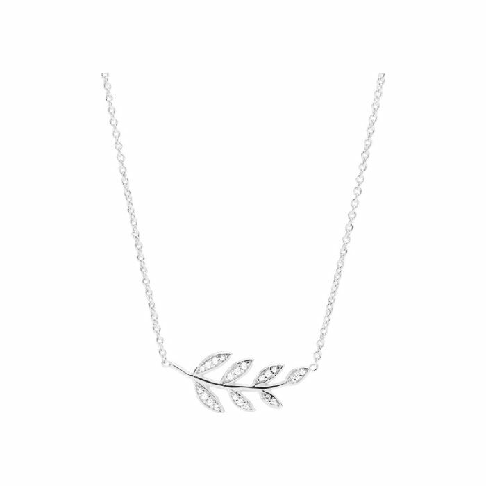 Collier FOSSIL Sterling Silver en argent et oxydes de zirconium